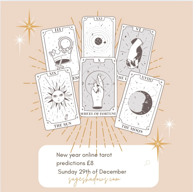 Online new year tarot spread 29/12/24