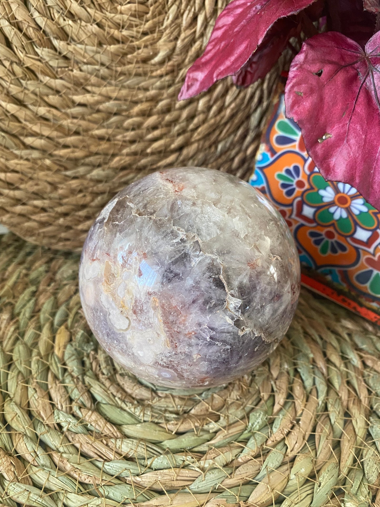 Amethyst sphere