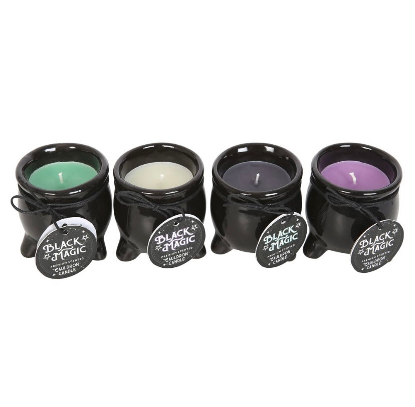 Cauldron scented candles (green- luck)