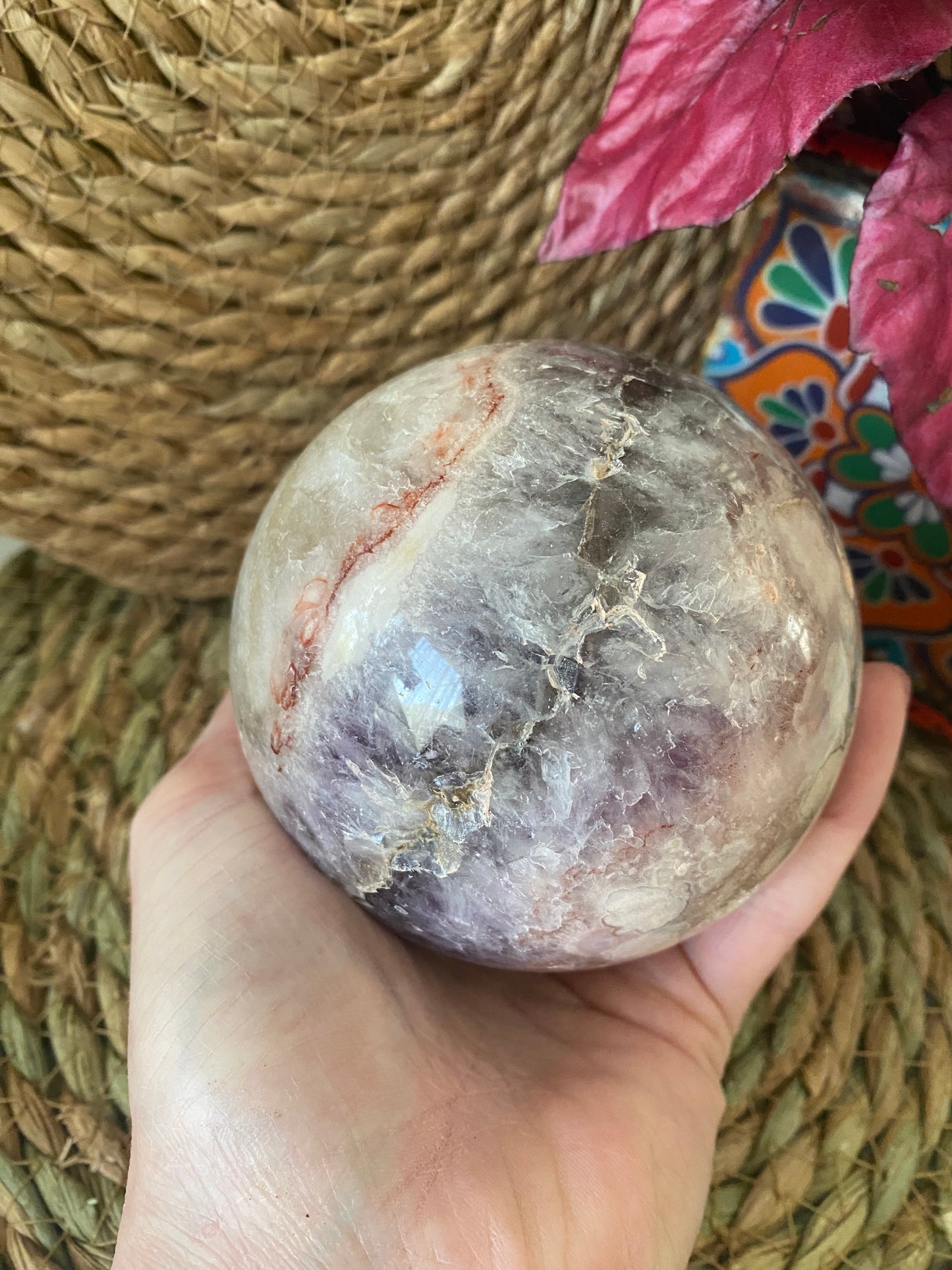 Amethyst sphere