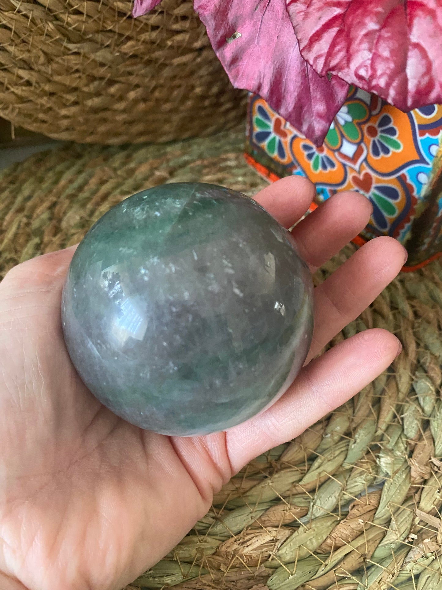 Fluorite sphere