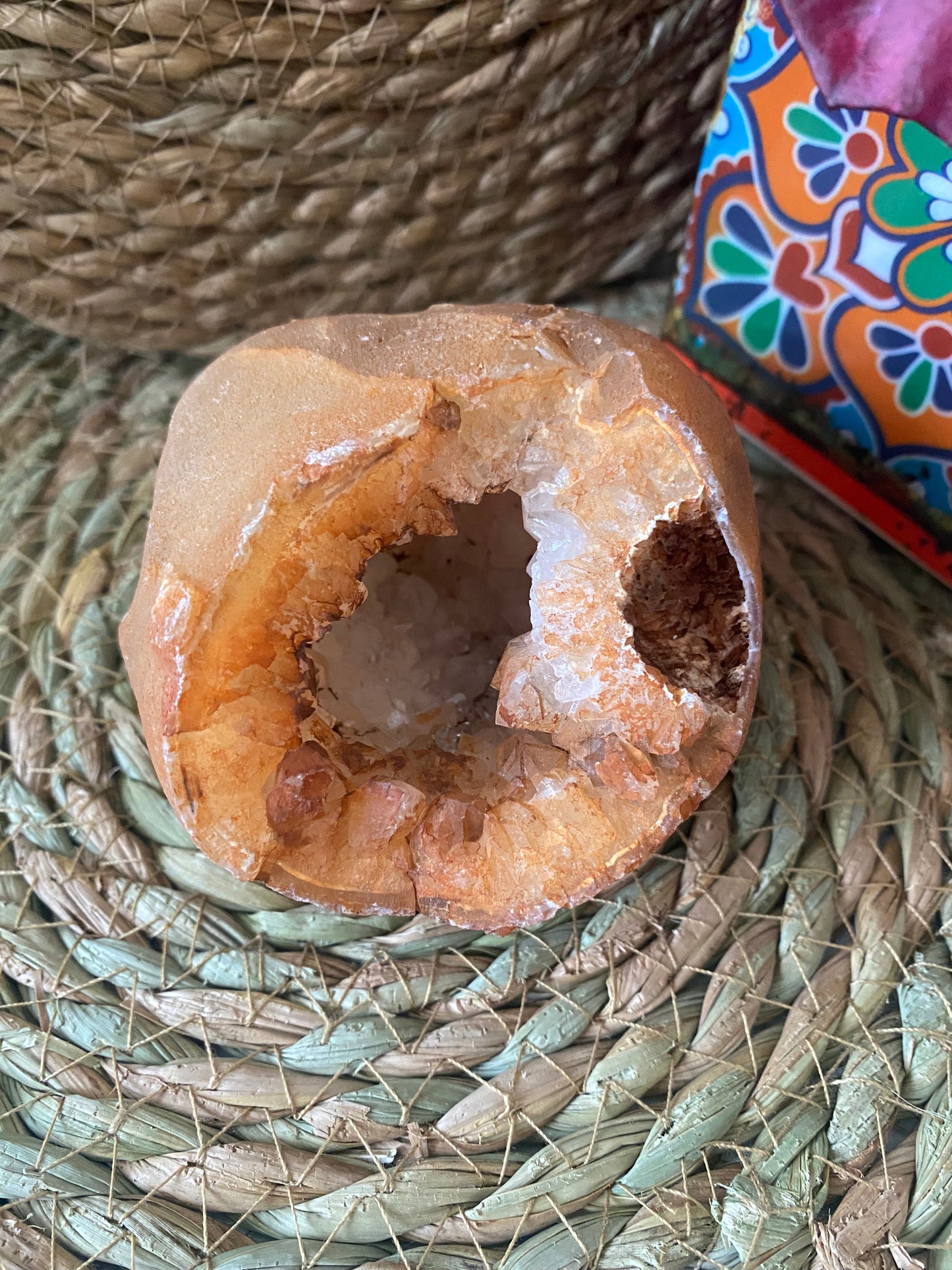 Druzy Quartz geode