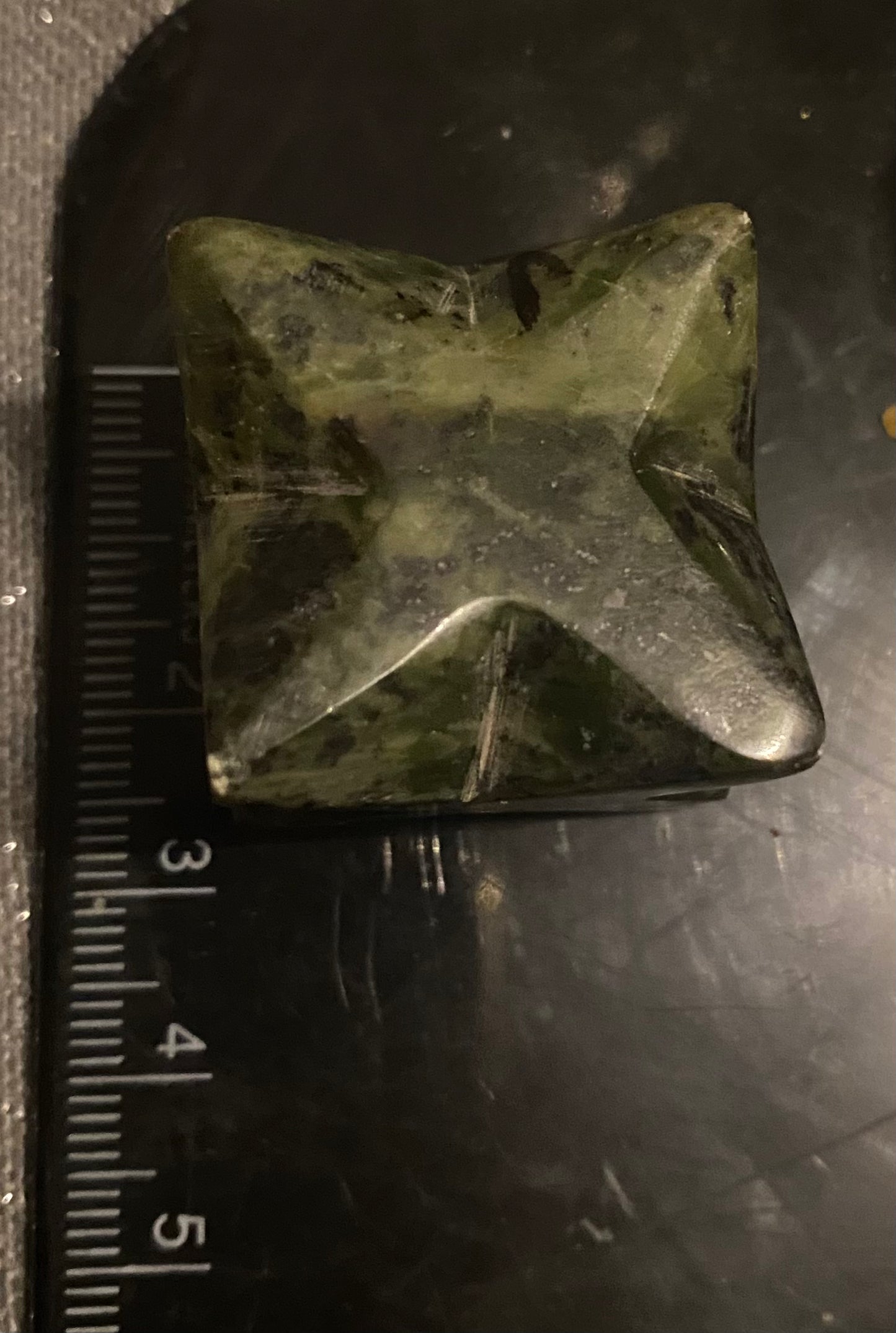 Jungle calcite merkaba star