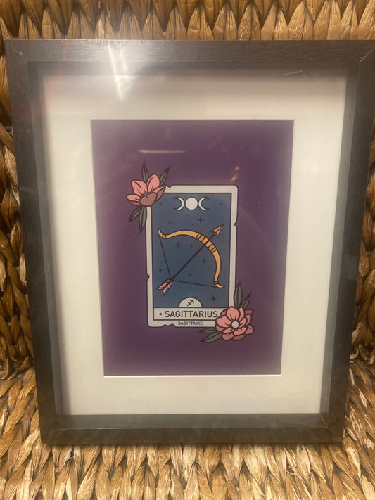 Sagittarius framed print