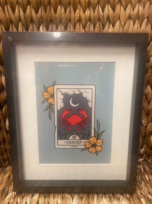 Cancer framed print