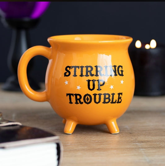 ‘Stirring up trouble’ cauldron mug