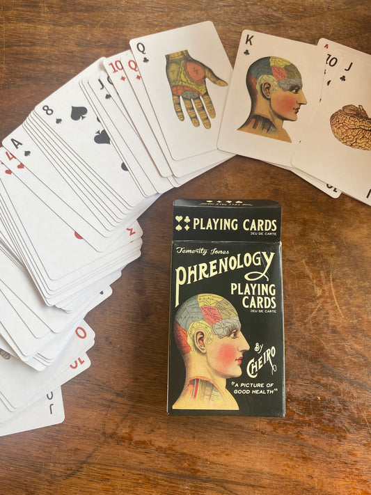 Phrenology deck of cards