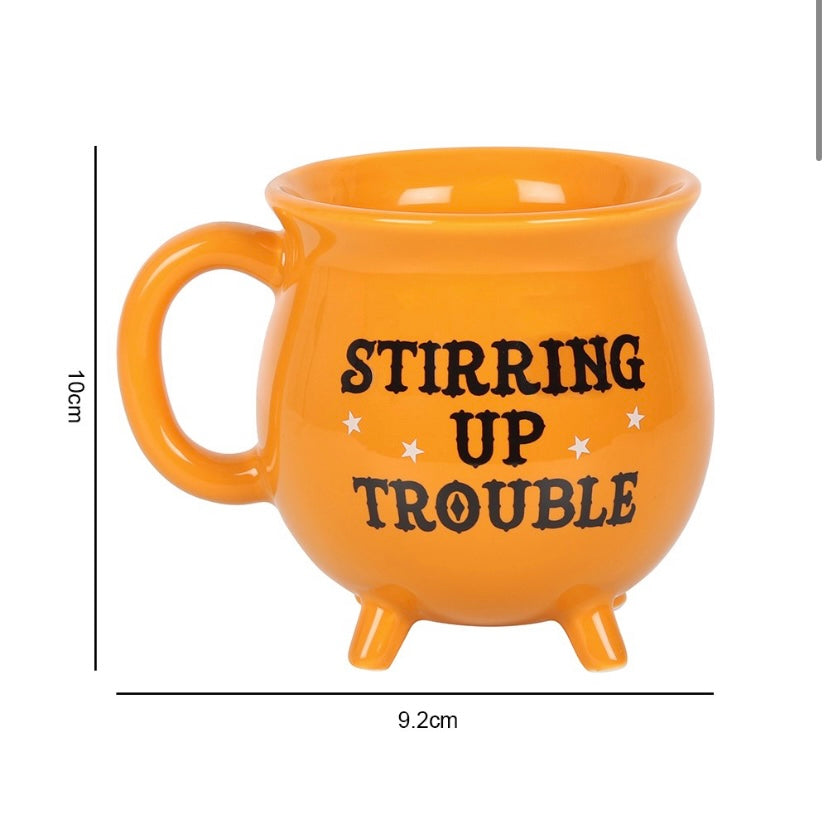 ‘Stirring up trouble’ cauldron mug