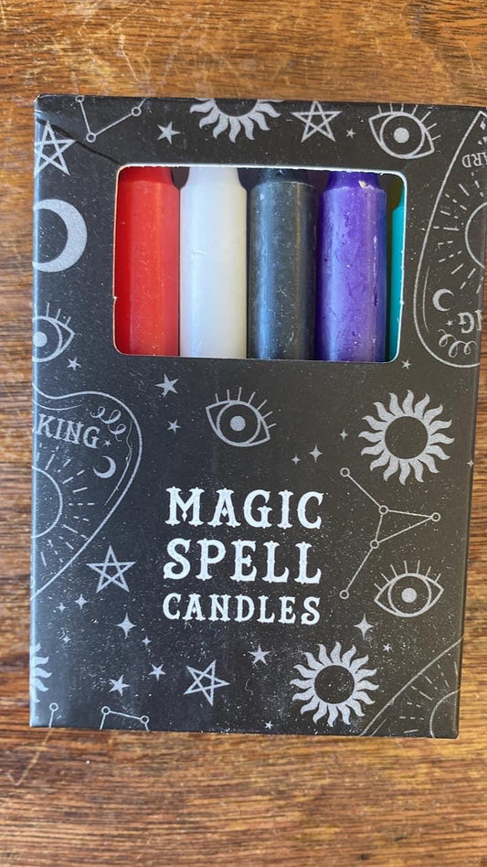 Mixed magic spell candles