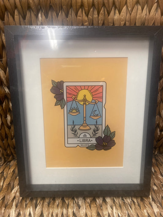 Libra framed print