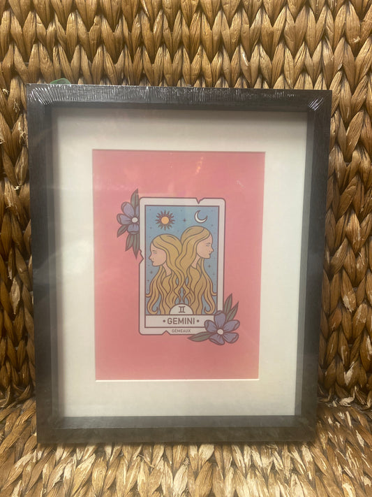 Gemini framed print