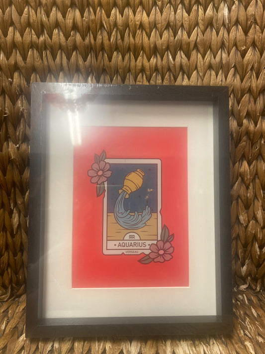 Aquarius framed print