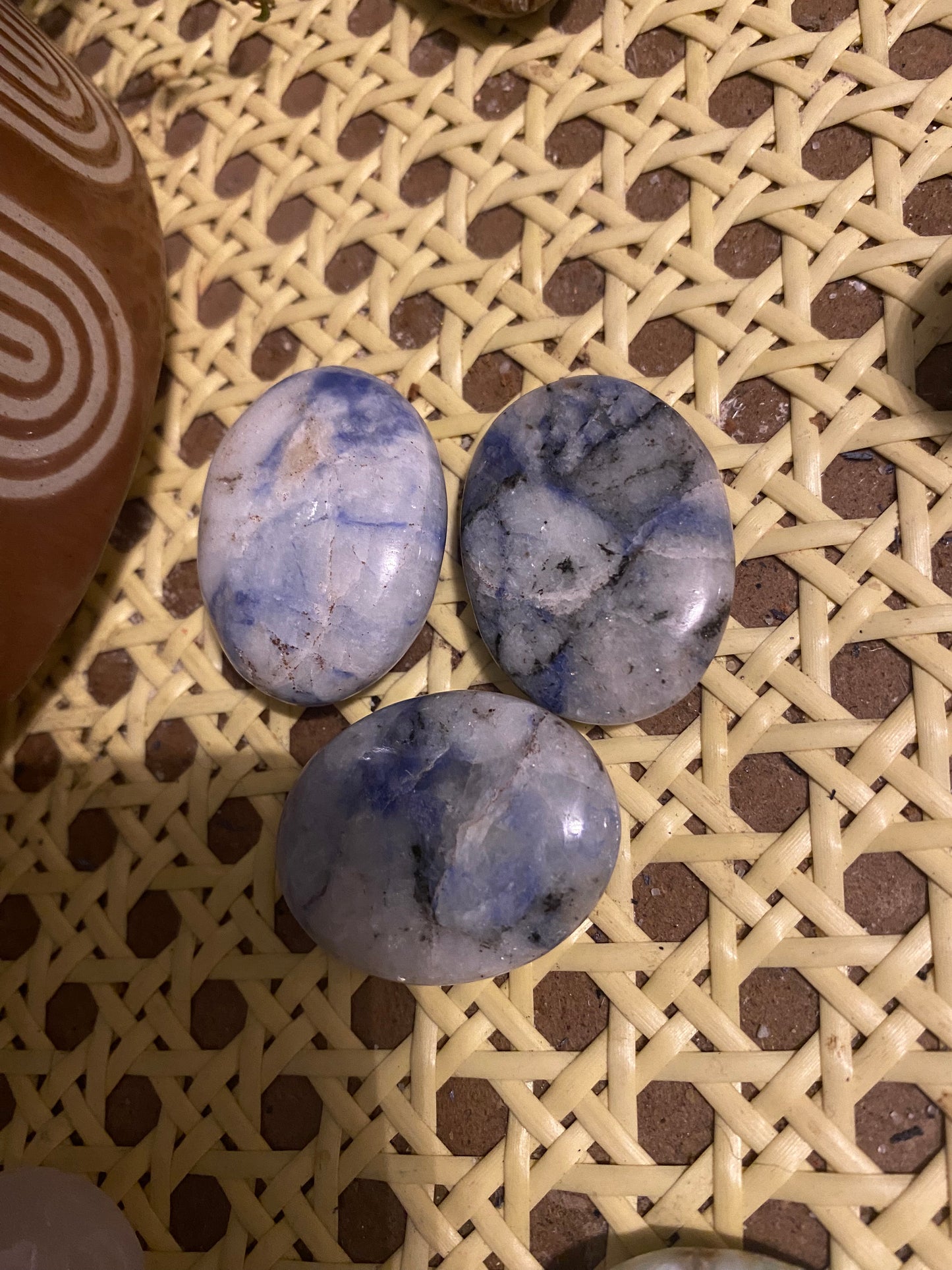 Afghanite worry stone